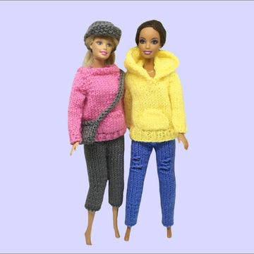Barbie Jeans / Hoodie and Sweatshirt: 11-12" doll