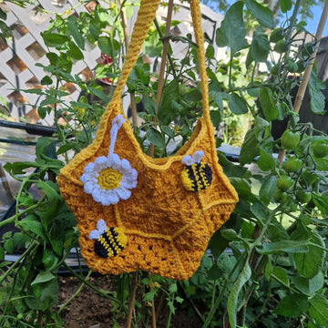 Honeycomb and Bee Bag