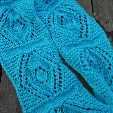 Bold Squares Infinity Scarf