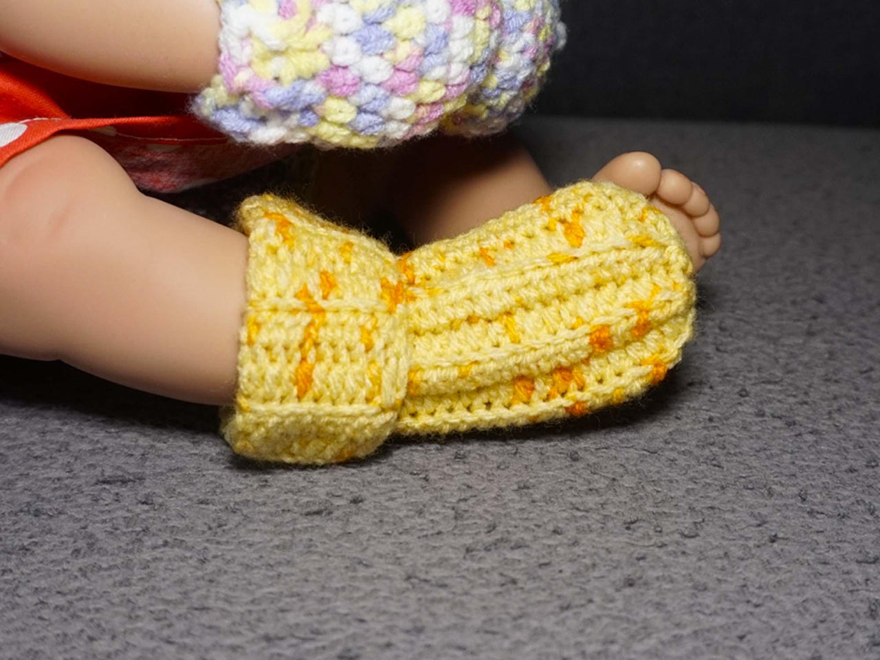 Häkelanleitung für Puppensocken