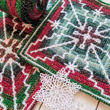 Soft Holly Mosaic Square