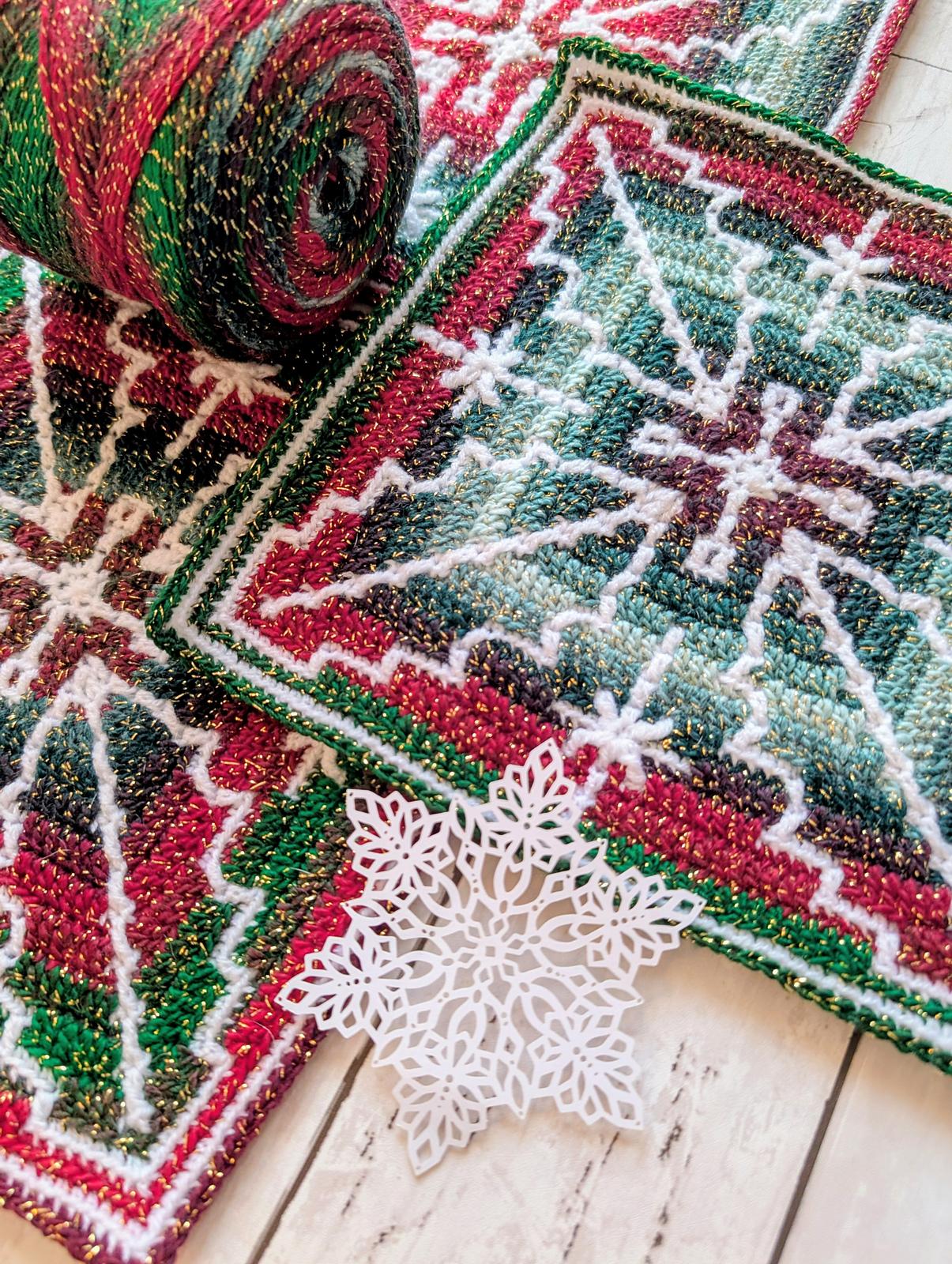 Soft Holly Mosaic Square