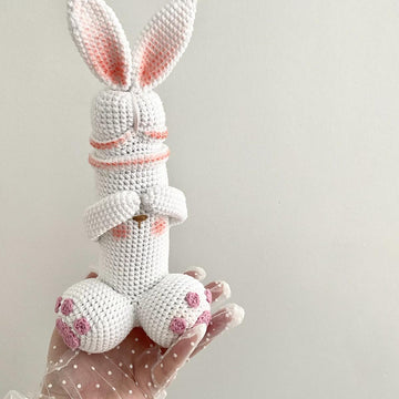 Cute Easter Bunny Penis funny crochet toy