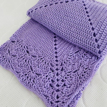 Lacy Edged Baby Blanket