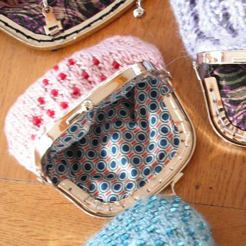 Precious beaded coin purse