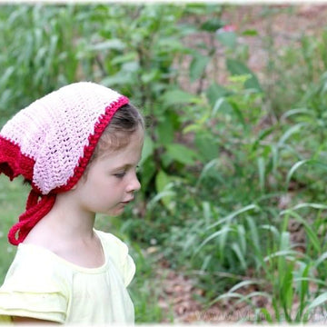 Mumtaz Crochet Triangle Head Scarf Pattern Bandana Designer
