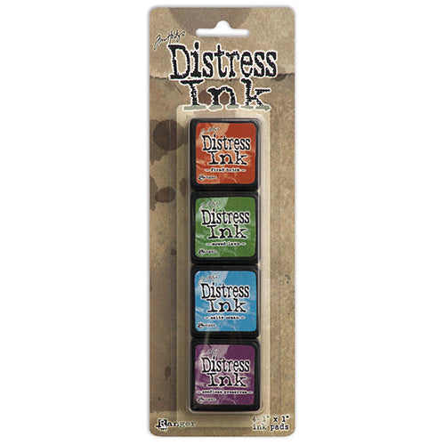Ranger Tim Holtz Distress Mini Ink Pads 4/Pkg - Kit 2