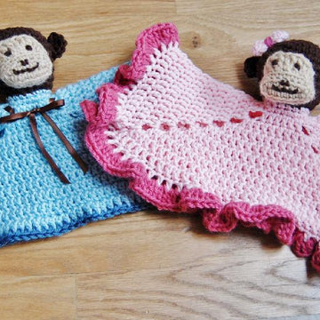Monkey Lovey with Blanket Body