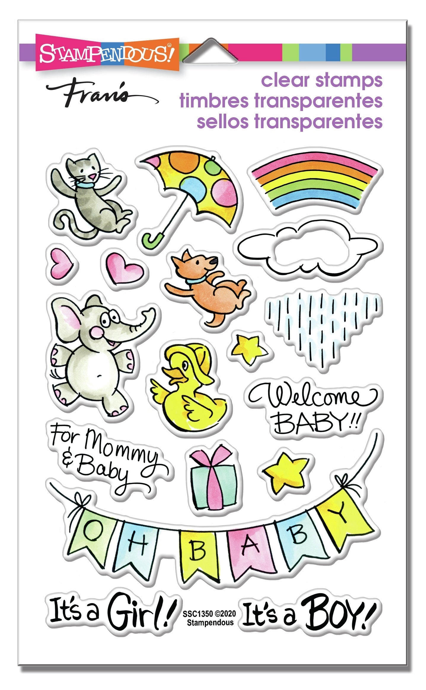 Stampendous Perfectly Clear Stamps - Baby Gift