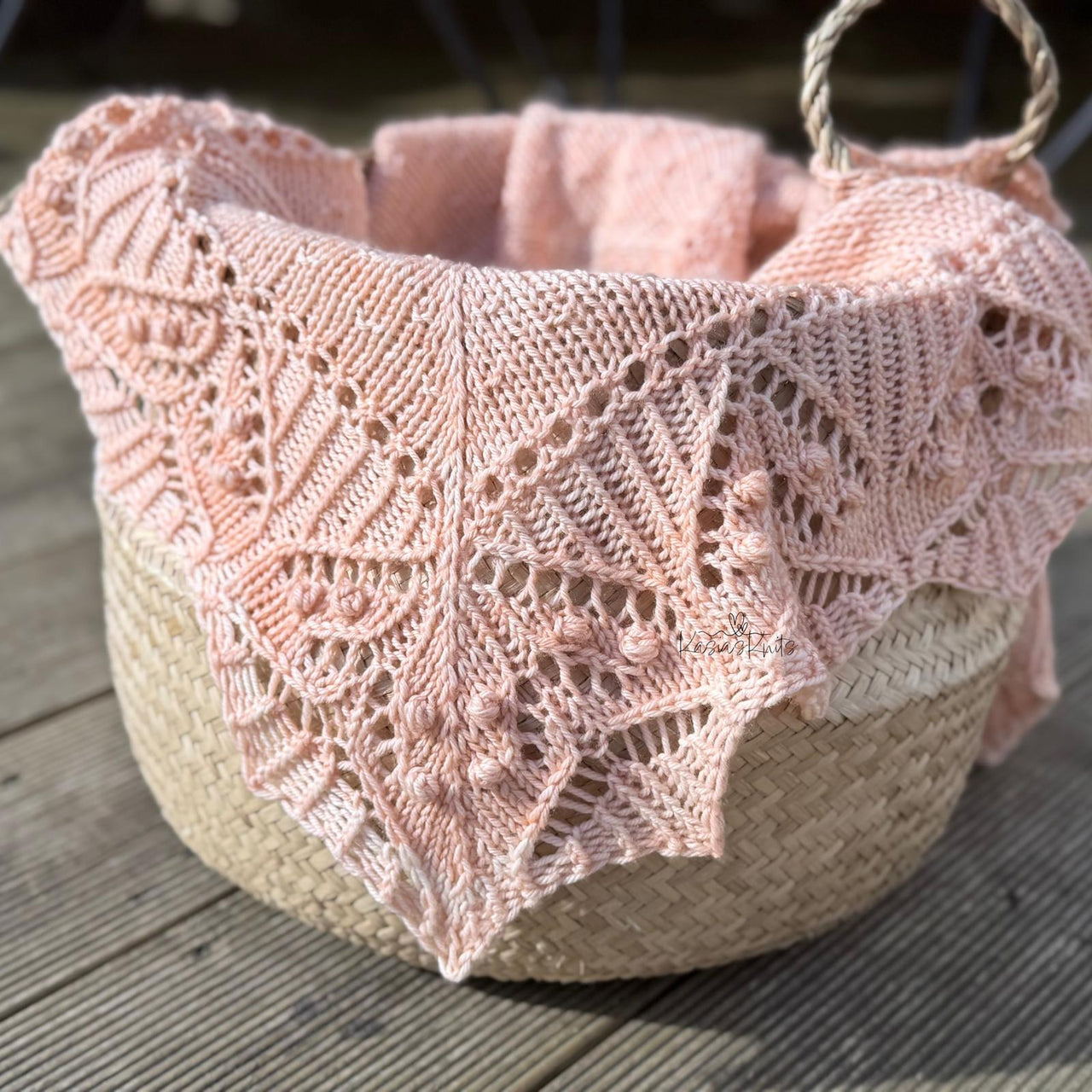 Peach Blossom Baby Blanket