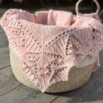 Peach Blossom Baby Blanket