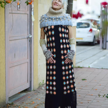 Festivest crochet vest with fringe