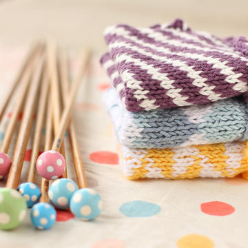 Set of 3 Fair Isle Blocks