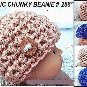 286, CHUNKY STYLE BEANIE, Preemie to 12 months