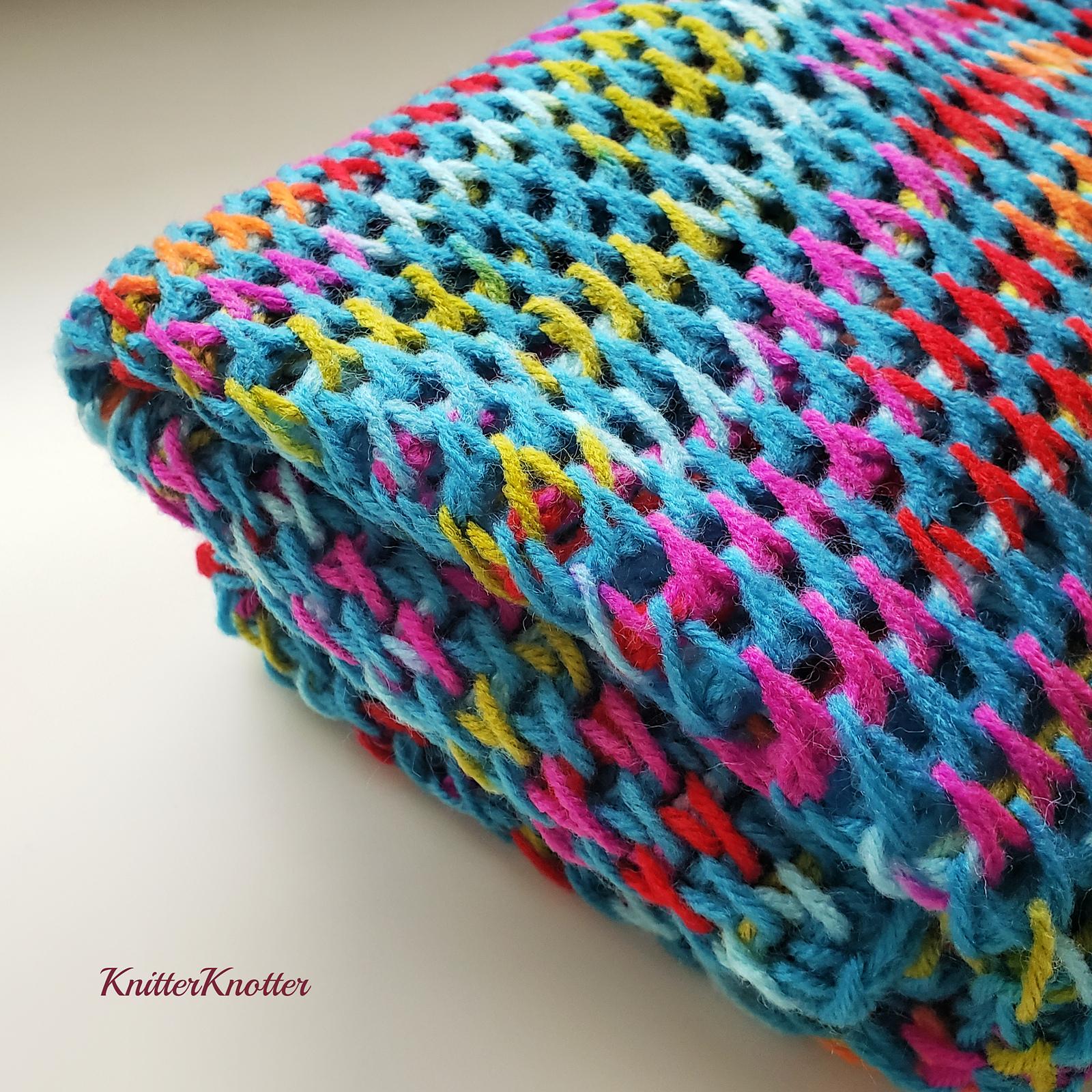 Turquoise Fiesta Shawl