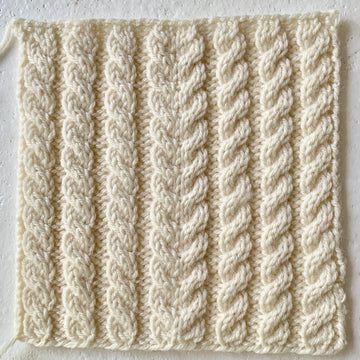 Cable Pillow Tutorial