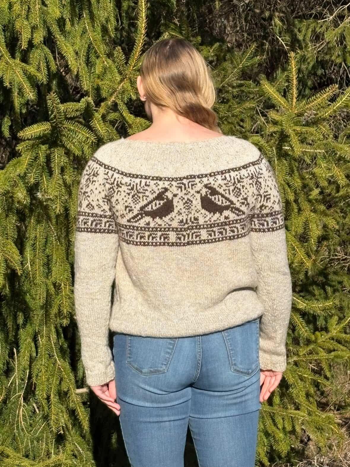 Sylvia L. Halkin cardinal jumper