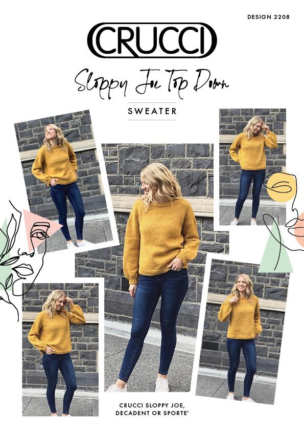 2208 Top Down Sweater