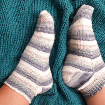 Toe Up Simple Socks No 1