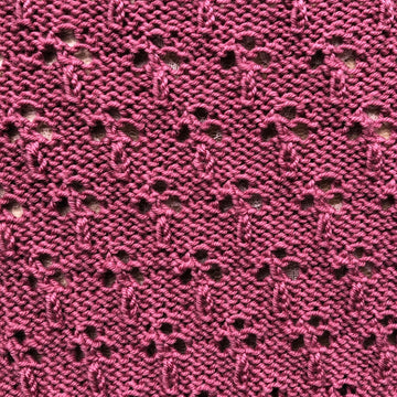 Textured Cardigan with Eyelet Patterning