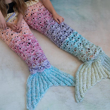 Rainbow Sparkle Mermaid Blanket