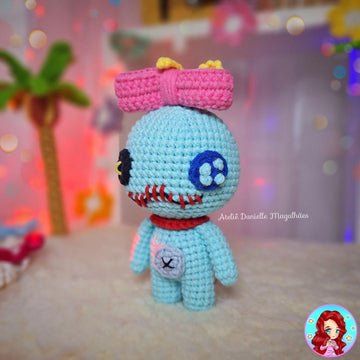 Lilo, Stitch & Scrump Amigurumi Pattern – Cute Crochet Trio (PDF)
