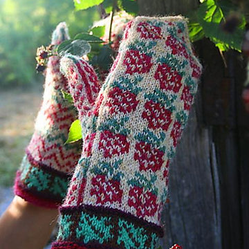 Raspberry Mittens