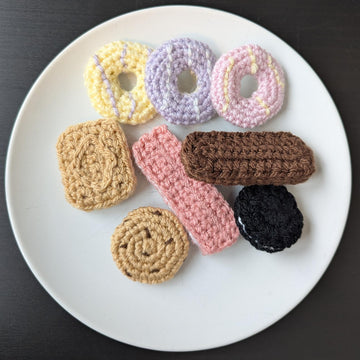 Crocheted Biscuit or Cookie Selection