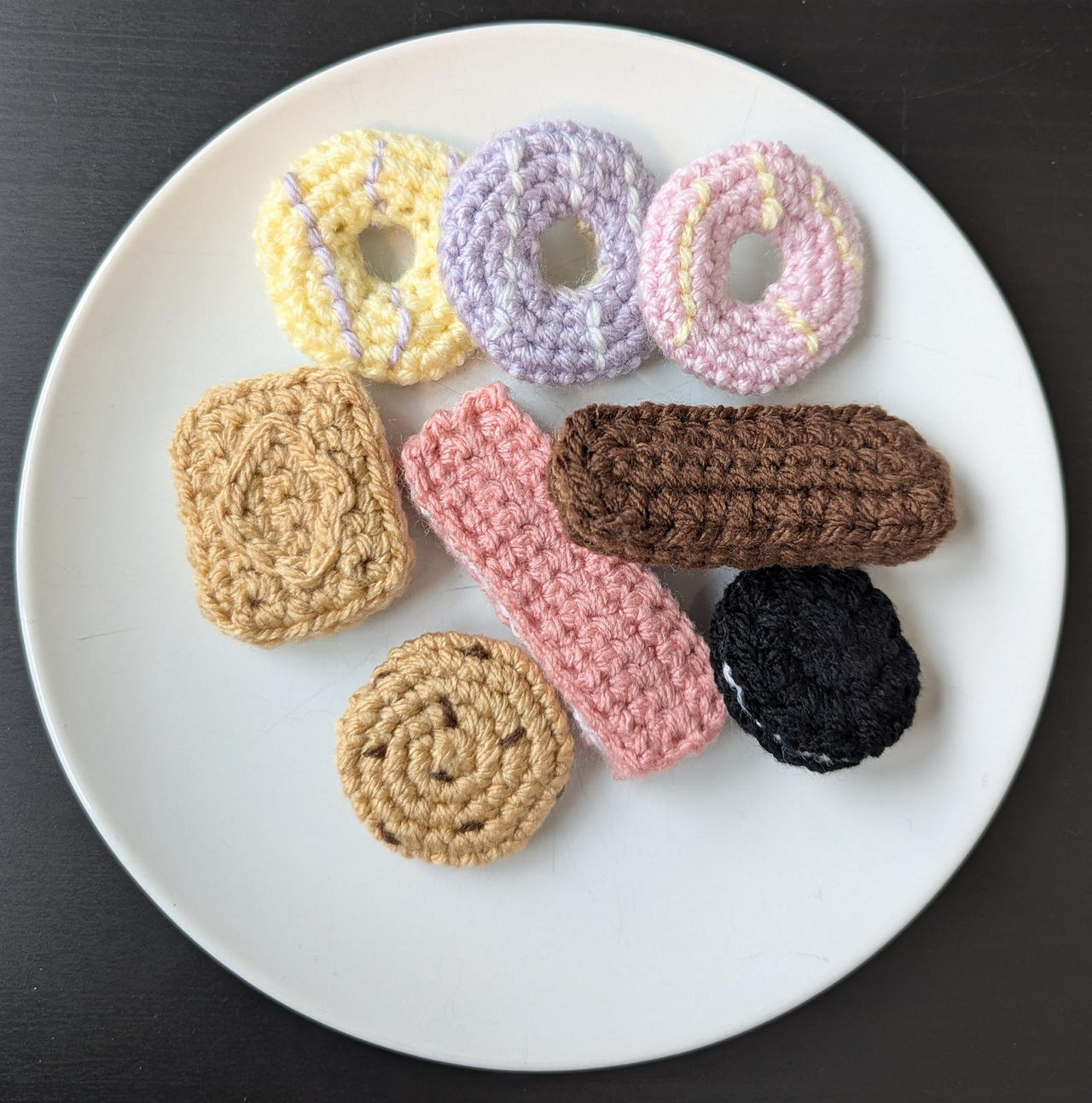 Crocheted Biscuit or Cookie Selection