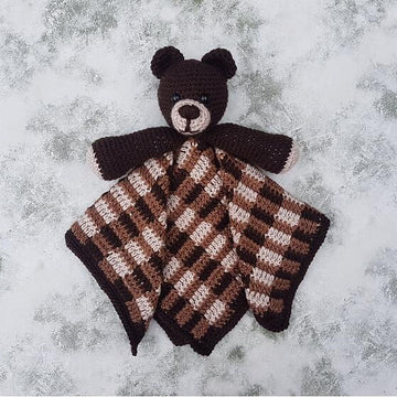 Barry The Bear Baby Lovey Security Blanket