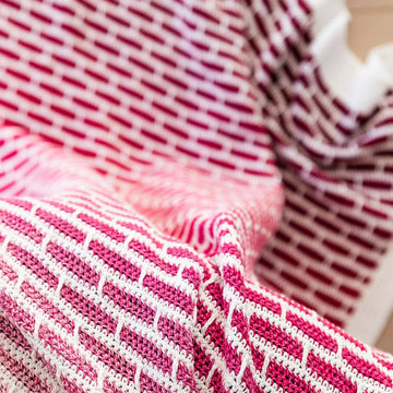 Brickwork baby blanket
