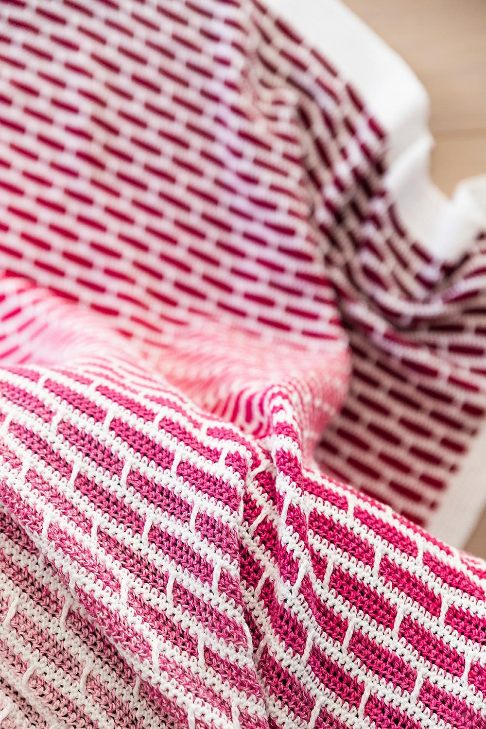 Brickwork baby blanket