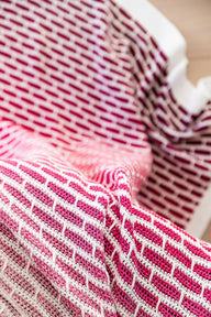 Brickwork baby blanket