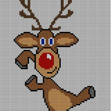 Christmas Rudolph Reindeer Jumper #17