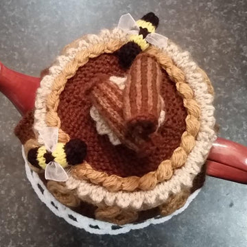 Chocolate Cake Tea Cosy