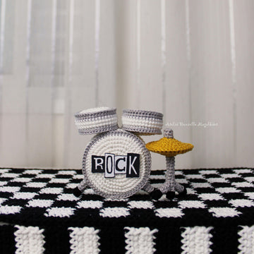 The Catman – Rock Doll Crochet Pattern + Drum Set (Fanart Inspired)