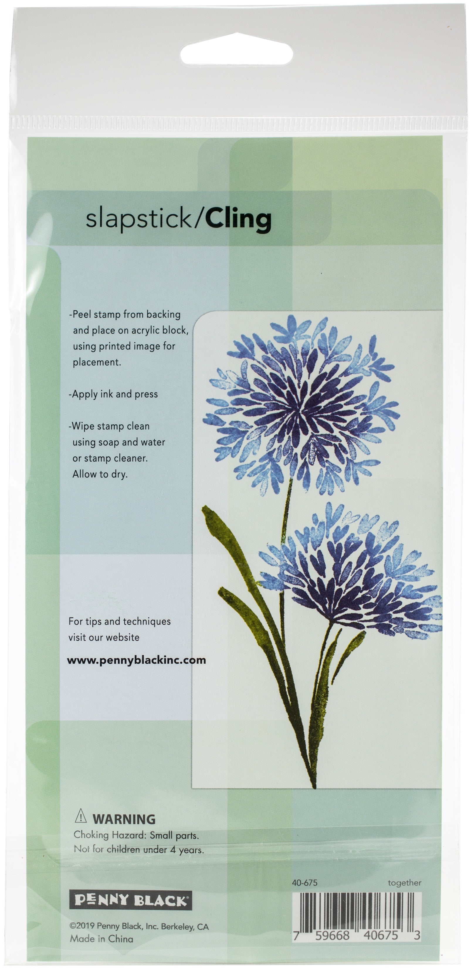 Penny Black Cling Stamps - Together 3"X5.7"