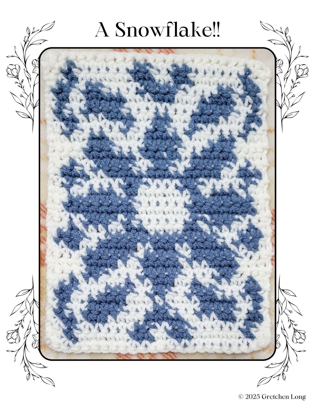 Snowflake Crochet Tapestry