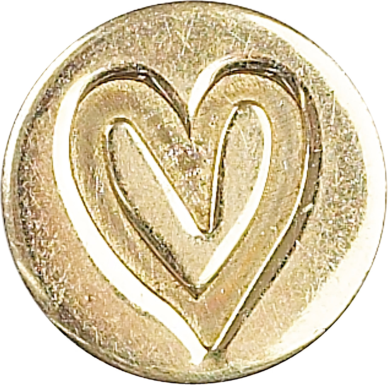 Manuscript Pen Manuscript Decorative Sealing Coin .75" - Heart