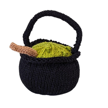 Knit Halloween Decorations for Pumpkin, Spider, Ghost, Witch's Hat, Cauldron and Broomstick