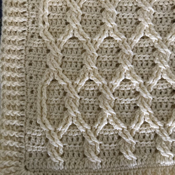 Lattice Cabled Poncho