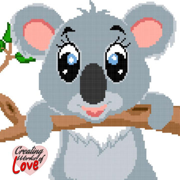 Koala Hanging Stitch Graphgan