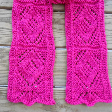 Lattice and Diamonds Scarf