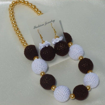 Crochet Beads Jewellery Set