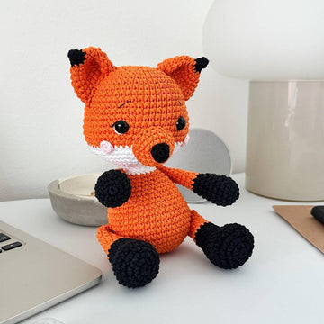 Fox Amigurumi Crochet Pattern PDF – Tiger Soft Toy, Stuffed Animal Tutorial