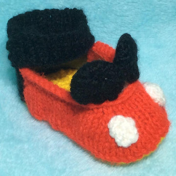 Mickey Mouse Baby Booties