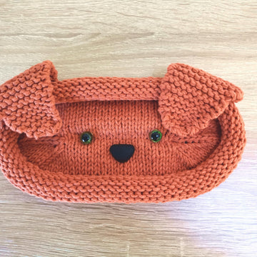 Glasses holder dog oval basket