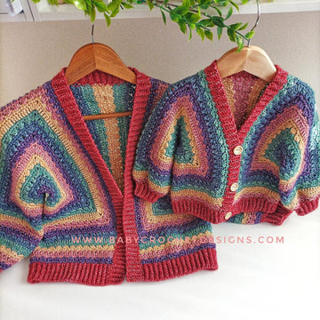 Aurora Hexagon Cardigan