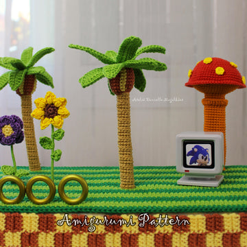 Green Hill Palm Tree – Amigurumi Pattern (PDF)