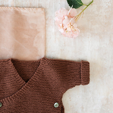 Cutie Pie Cardigan in Rowan Cotton Wool  (FR) - RB001-00005-FRP - Downloadable PDF